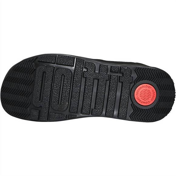 NEW FITFLOP women's mukluk shorty boots in black suede - Picture 6 of 6